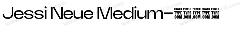 Jessi Neue Medium字体转换